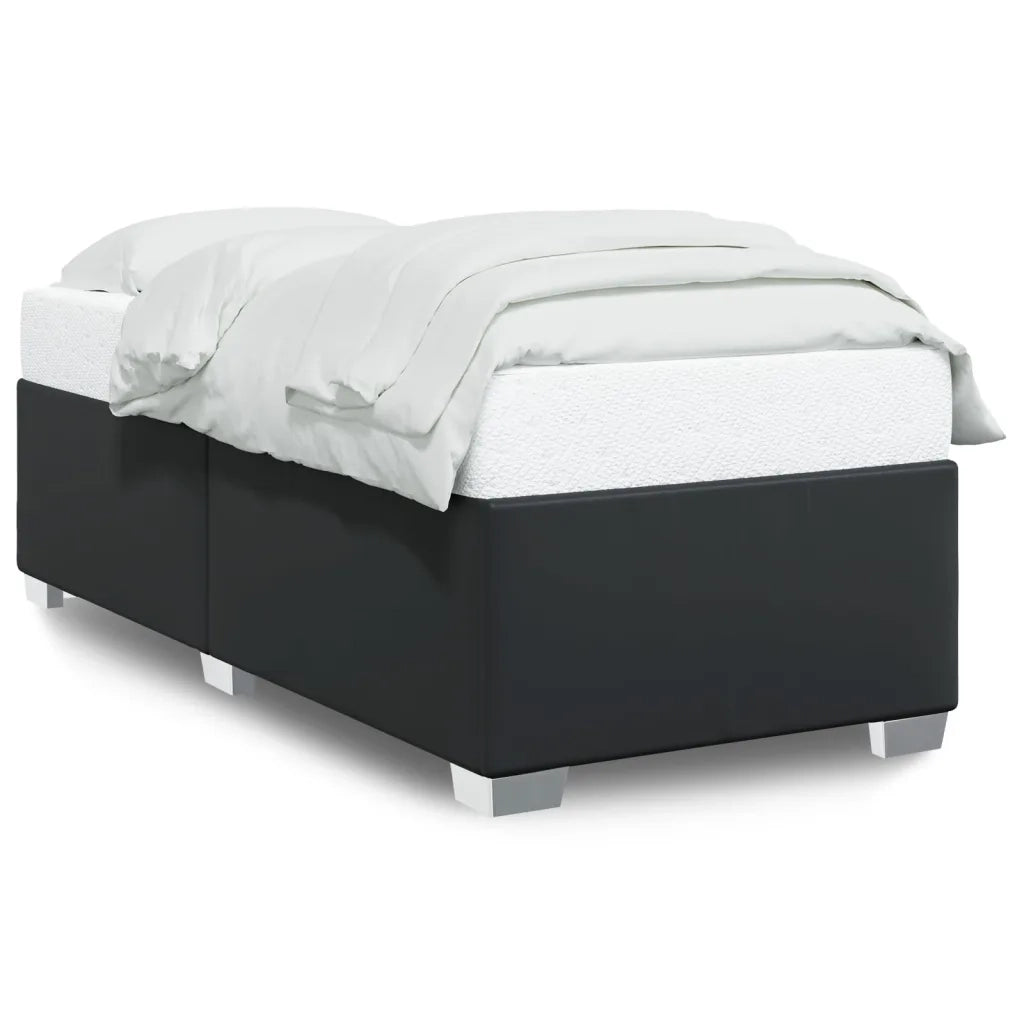 Giroletto-Struttura Letto Nero 90x190 cm in Similpelle 265978
