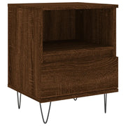 Comodino-Tavolino da notte Rovere Marrone 40x35x50 cm in Legno Multistrato 867394