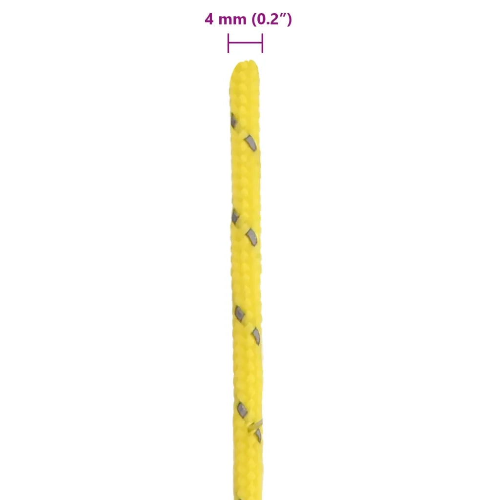 Corde per Tenda con Chiavi Riflettenti 8 pz 4 m 4 mm