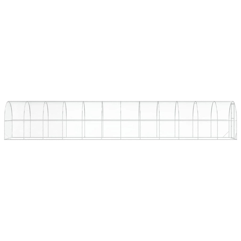 Pollaio Argento 1200 x 200 x 200 cm Acciaio zincato 3434680