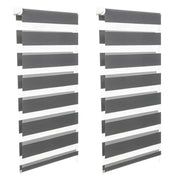 IDMarket - Set di 2 tende a rullo, giorno e notte, 55x170 cm, grigio