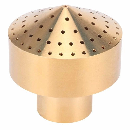 Fontana con effetto pioggia - Materiale: rame - Disegno a onde d'acqua - Resistente agli urti - Installazione facile - Adatto per vasche - Effetto pirotecnico unico - Punta per fontana