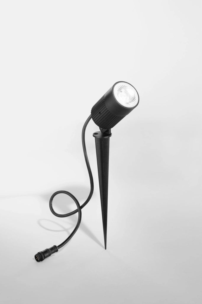 PROIETTORE LED HAYDON NERO 15W 1500LM CCT 3000 E 4000 E 6500K IP67 CON PICCHETTO