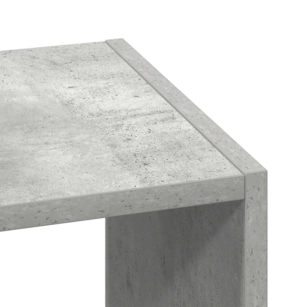 Librerie 2 pz Impilabili Grigio Cemento 30x30x80 cm Truciolato 858810