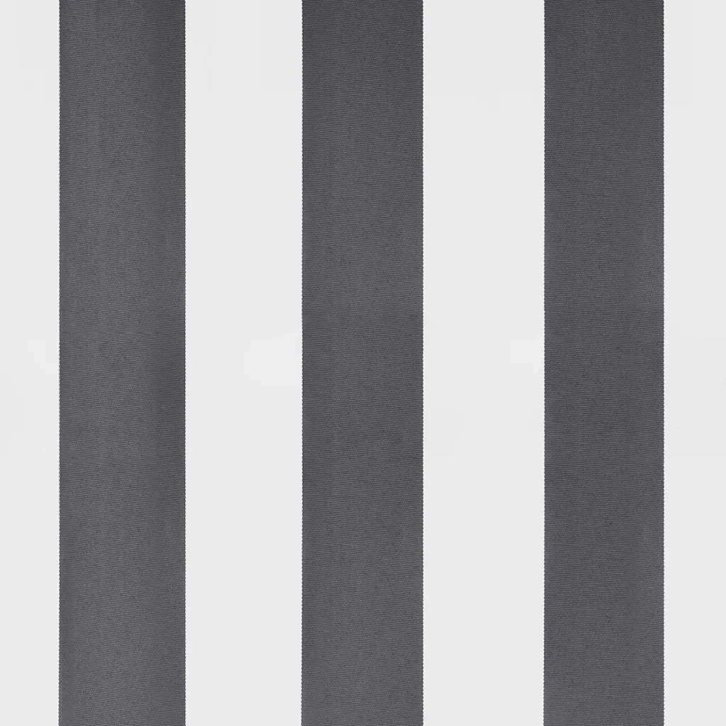 Tenda Retrattile Antracite e Bianca 3,5x2,5m Tessuto/Alluminio 3216114