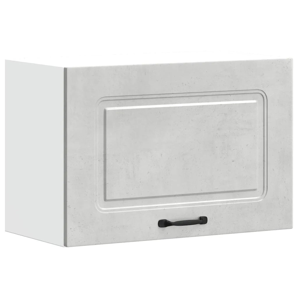 vidaXL Pensile da Cucina Kalmar Grigio Cemento in Legno Multistrato