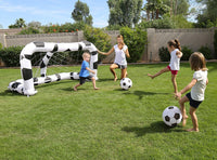 Porta Gioco Calcio Gonfiabile 52058 con 2 Palloni 213X122X137 Cm Bestway