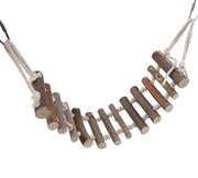 Scale aerea per uccelli in legno - Scala per uccelli con oscillazione - Gioco di apprendimento per uccelli - Dimensioni 61 x 10 cm