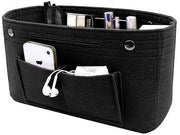 Organizzatore per borse in velluto Tasorganizer interno per borse in velluto 25 x 10 x 15cm Borsa in borsa per borse in velluto