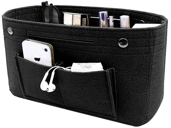 Organizzatore per borse in velluto Tasorganizer interno per borse in velluto 25 x 10 x 15cm Borsa in borsa per borse in velluto