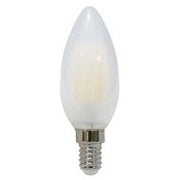 LAMPADA LED CANDELA C35 serie Filament Frost, E14, 4W,FA320°, 2700K, 220Vac,LM470, RA 80, 35*100mm