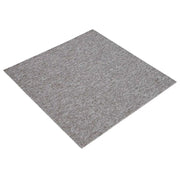 Piastrella per Tappeto Marrone 50 x 50 cm 20 pz PP e Bitume CFW1016328