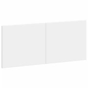 Testiera da Muro BREDA Bianco Legno ingegnerizzato 897625