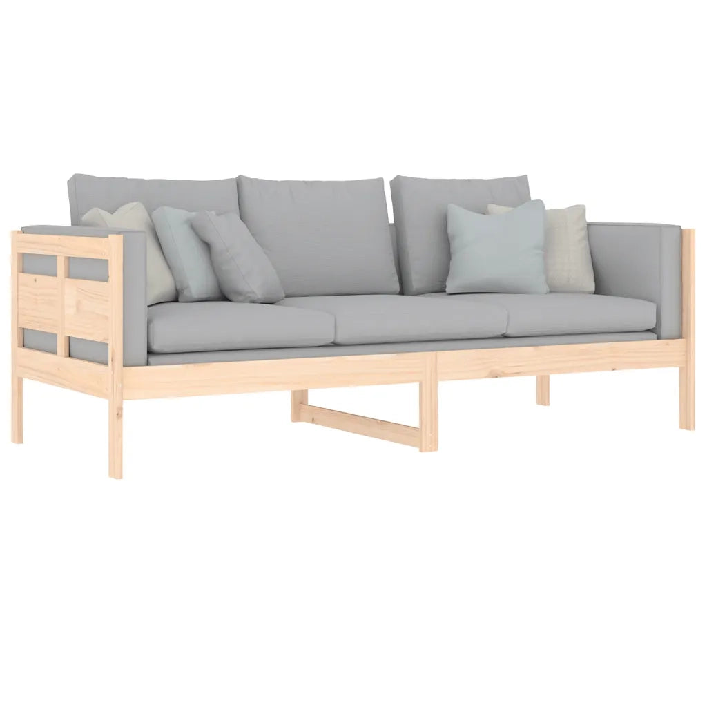 Letto singolo | Letto per adulti | Dormeuse in Legno Massello di Pino 80x200 cm