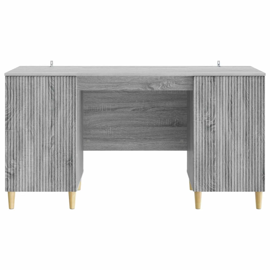 Scrivania Grigio Sonoma 142,5 x 50 x 75 cm Legno ingegnerizzato