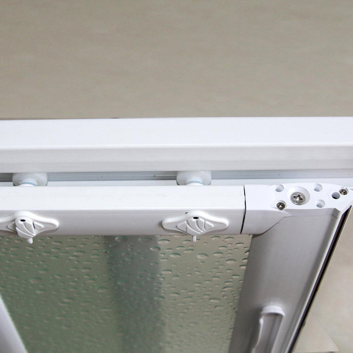 Sopravasca Lineare 160x150 cm 1 Anta Scorrevole in PVC H150 cm Dorini Bianco