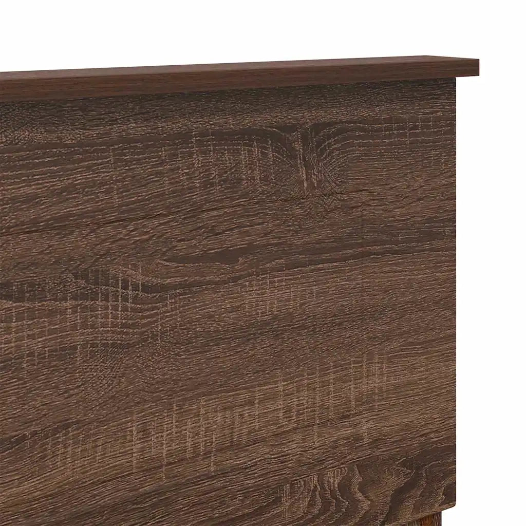 Testiera-Testata-Testiera Decorativa Rovere Marrone 140 cm Legno multistrato 218479