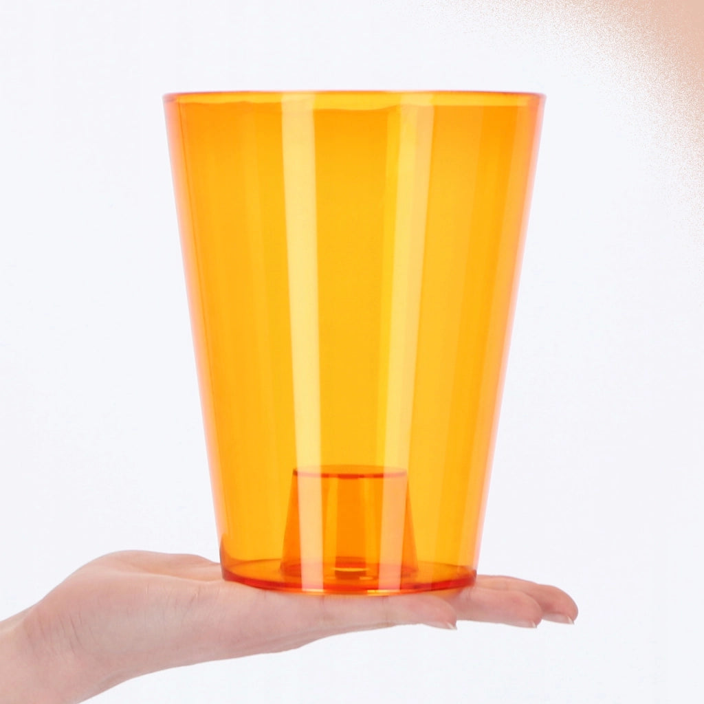 Vaso per orchidee KADAX in plastica arancione, 12 cm