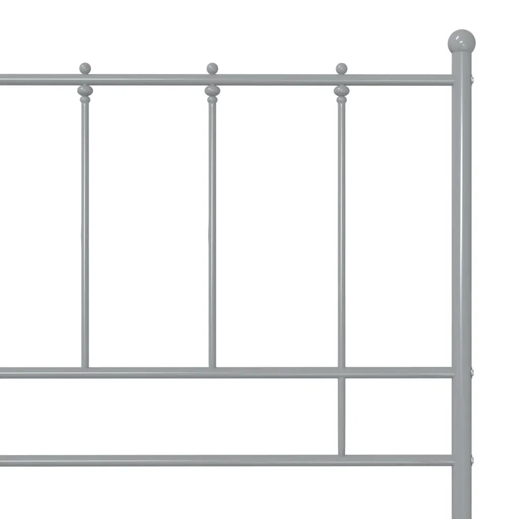 Giroletto Grigio in Metallo 120x200 cm 324954