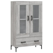 Credenza | Madia | Buffet da pranzo | Armadio da pranzo Grigio Sonoma 69,5x31x115 cm in Legno Multistrato
