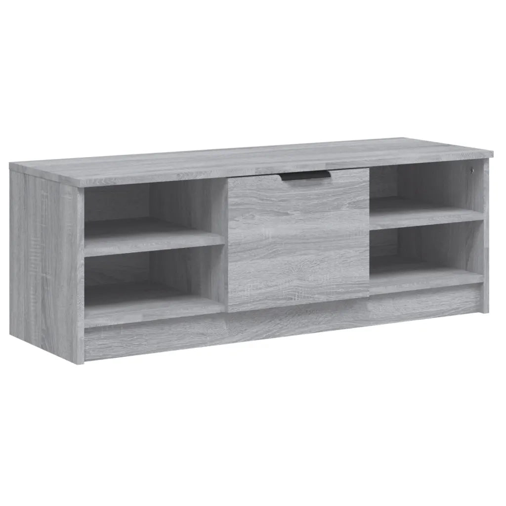 Mobile TV-Credenza TV-Console TV Grigio Sonoma 102x35,5x36,5 cm in Legno Multistrato