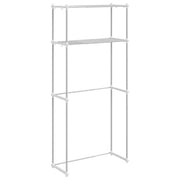 Mensola per lavatrice Bianco 70 x 27 x 136 cm Alluminio CFW5459485