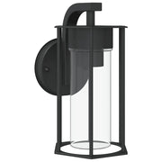 Elegante lampada da parete per esterni di design IP44 per uso in giardino 14 x 14 x 25 cm acciaio inox nero 02_0056575