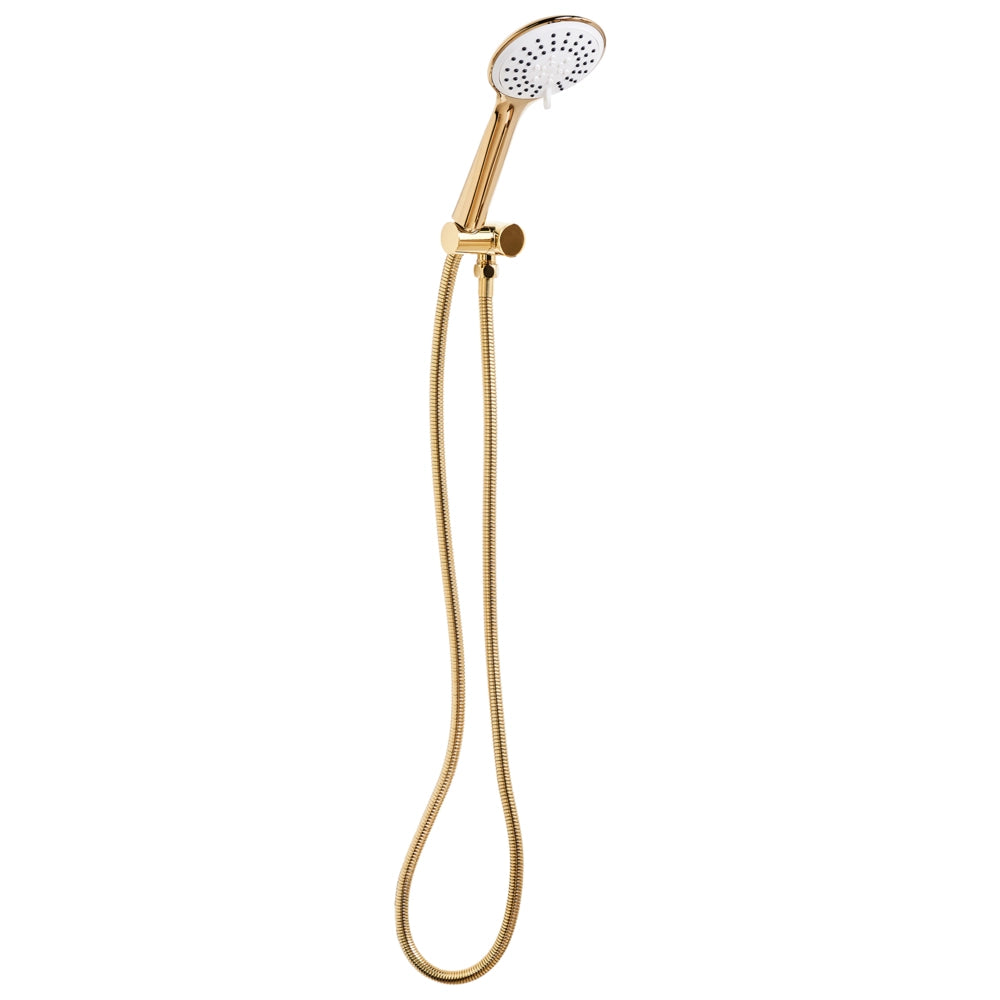 Set doccia con tubo flessibile 3 modalità di spruzzo Metallo Oro classico moderno