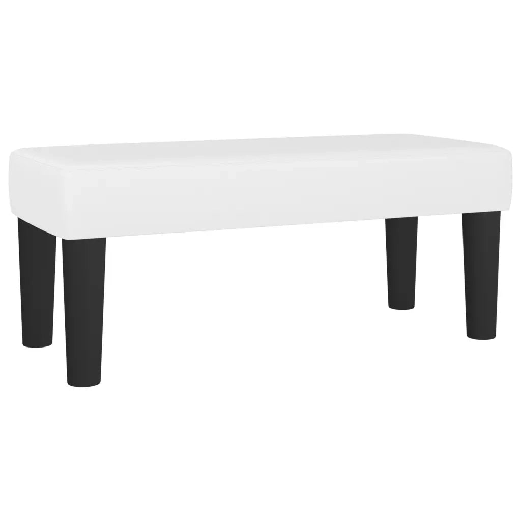 Panca Bianca 70x30x30 cm in Similpelle CFW5703755