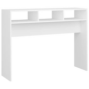 Tavolino Consolle | Tavolo d'Ingresso Bianco 105x30x80 cm in Legno Multistrato