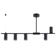 Lampada a sospensione moderna nera Uranos Alfa 5xGU10