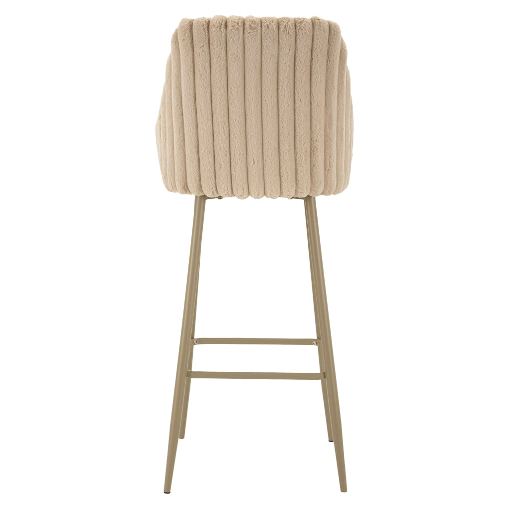 Spiti, Sgabello Imbottito, 52x46x111h cm Bianco Crema