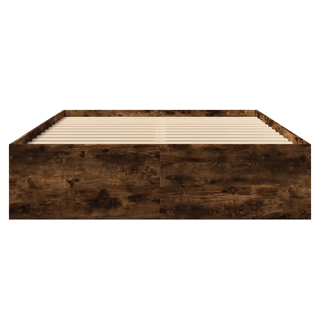 Giroletto senza Materasso Rovere Fumo 120x190 cm in Truciolato 3295699