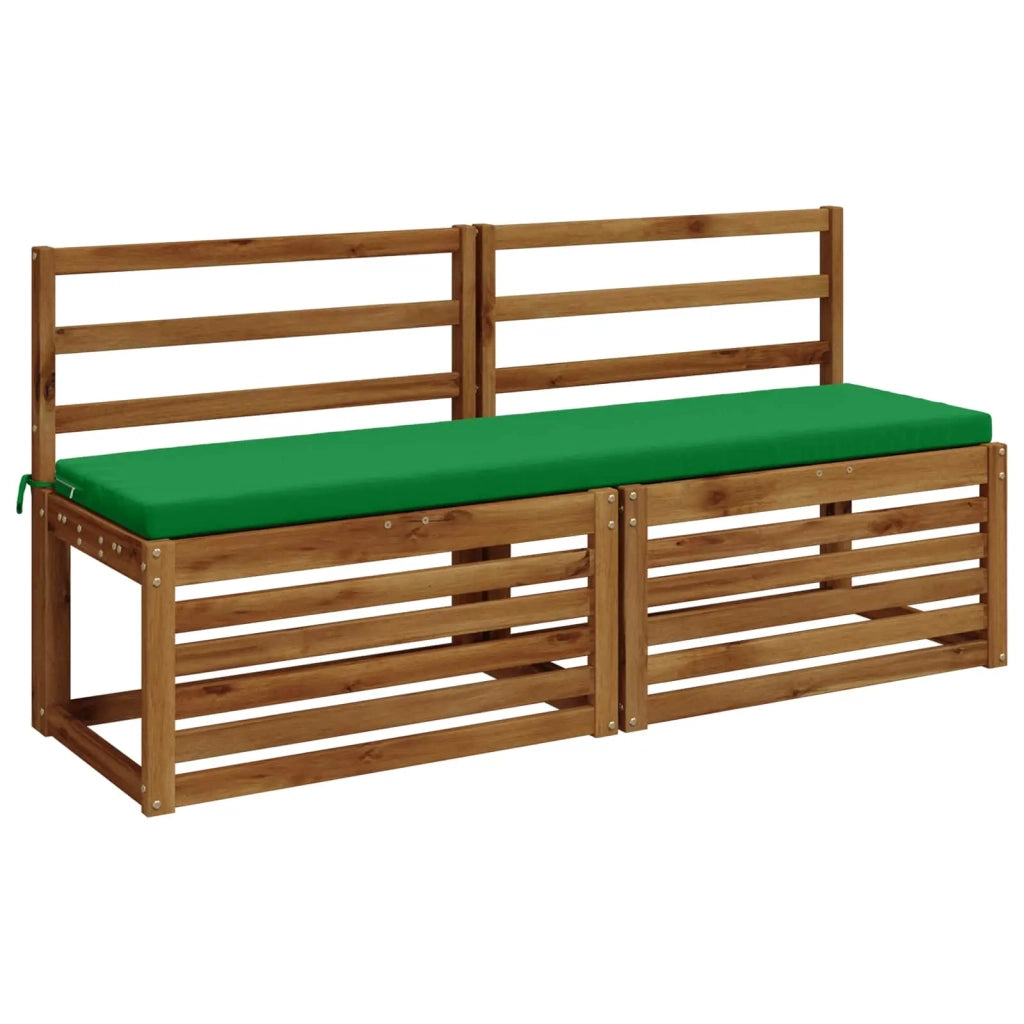 Cuscini per Panchina a 2 Pezzi SOEST 2 pz 100% Poliestere Verde 949063