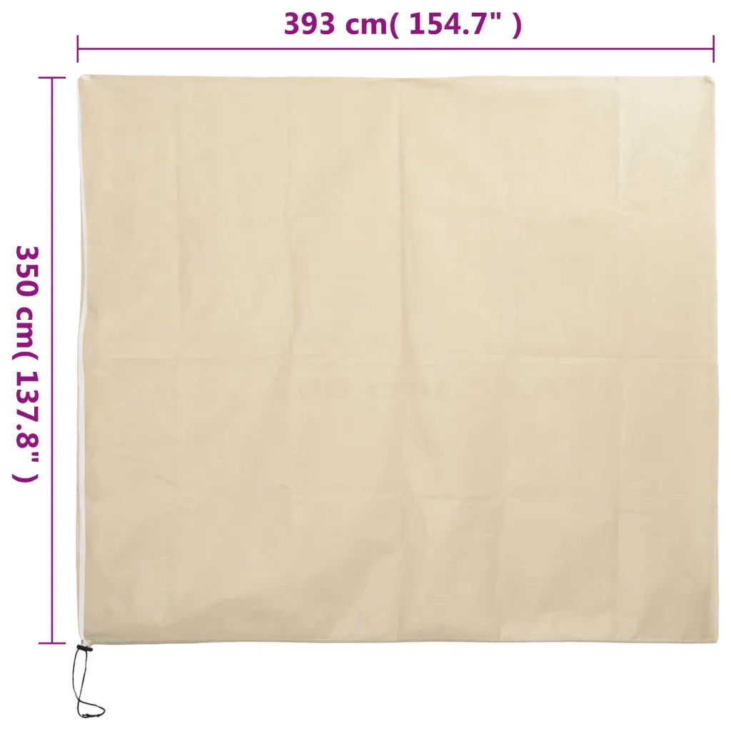 Coperture con Cerniera per Piante 4 pz 70 g/m2 3,93x3,5 m CFW5068921