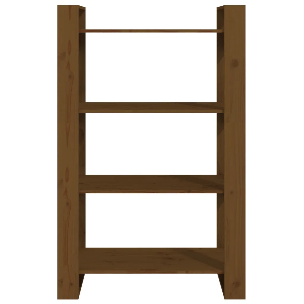 Libreria/Divisorio Miele 80x35x125 cm in Legno Massello
