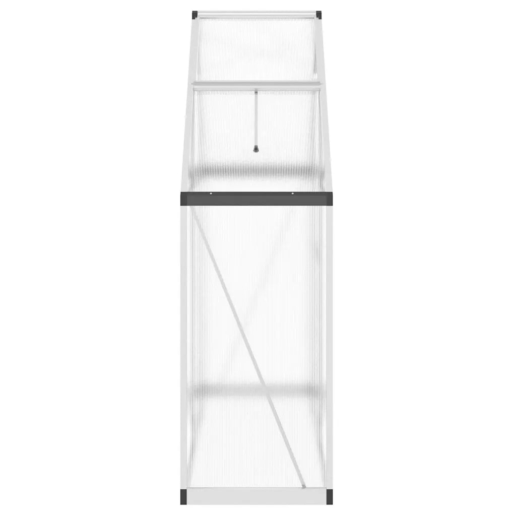 Serra con Base Argento 169x58x195 cm in Alluminio 4005816