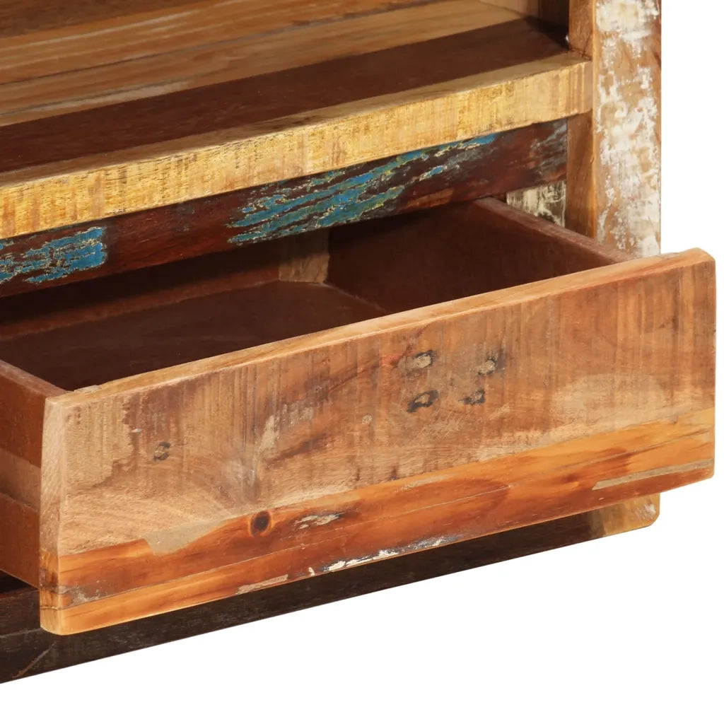 Mobili Porta TV 2pz 88x30x40 cm in Legno Massello di Recupero cod mxl 64251