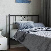 Testiera di Ricambio in Metallo Nero 75 cm 355489