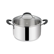 Casseruola lagostina 012896031626 tempra fonda con coperchio acciaio l