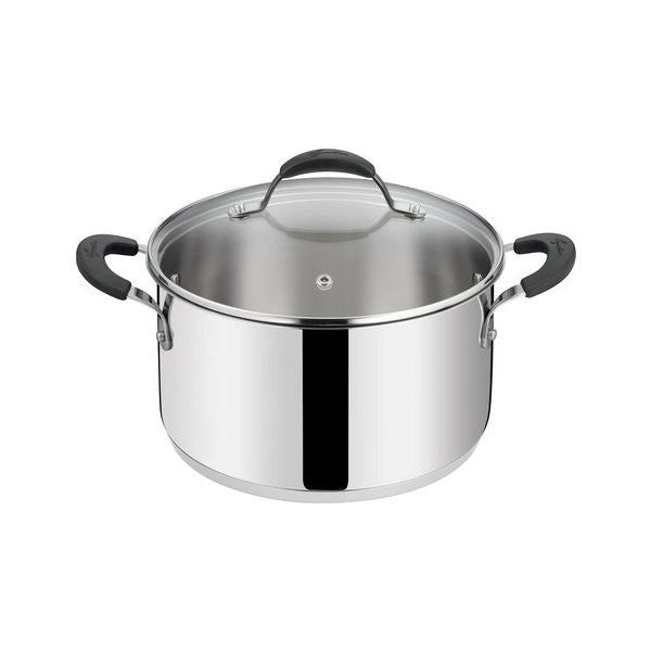 Casseruola lagostina 012896031626 tempra fonda con coperchio acciaio l