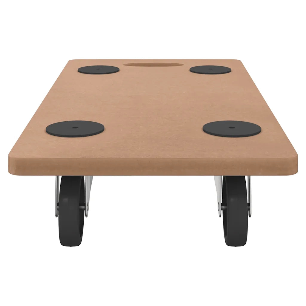 Pedane 2 pz Rettangolari in Legno Multistrato 154885