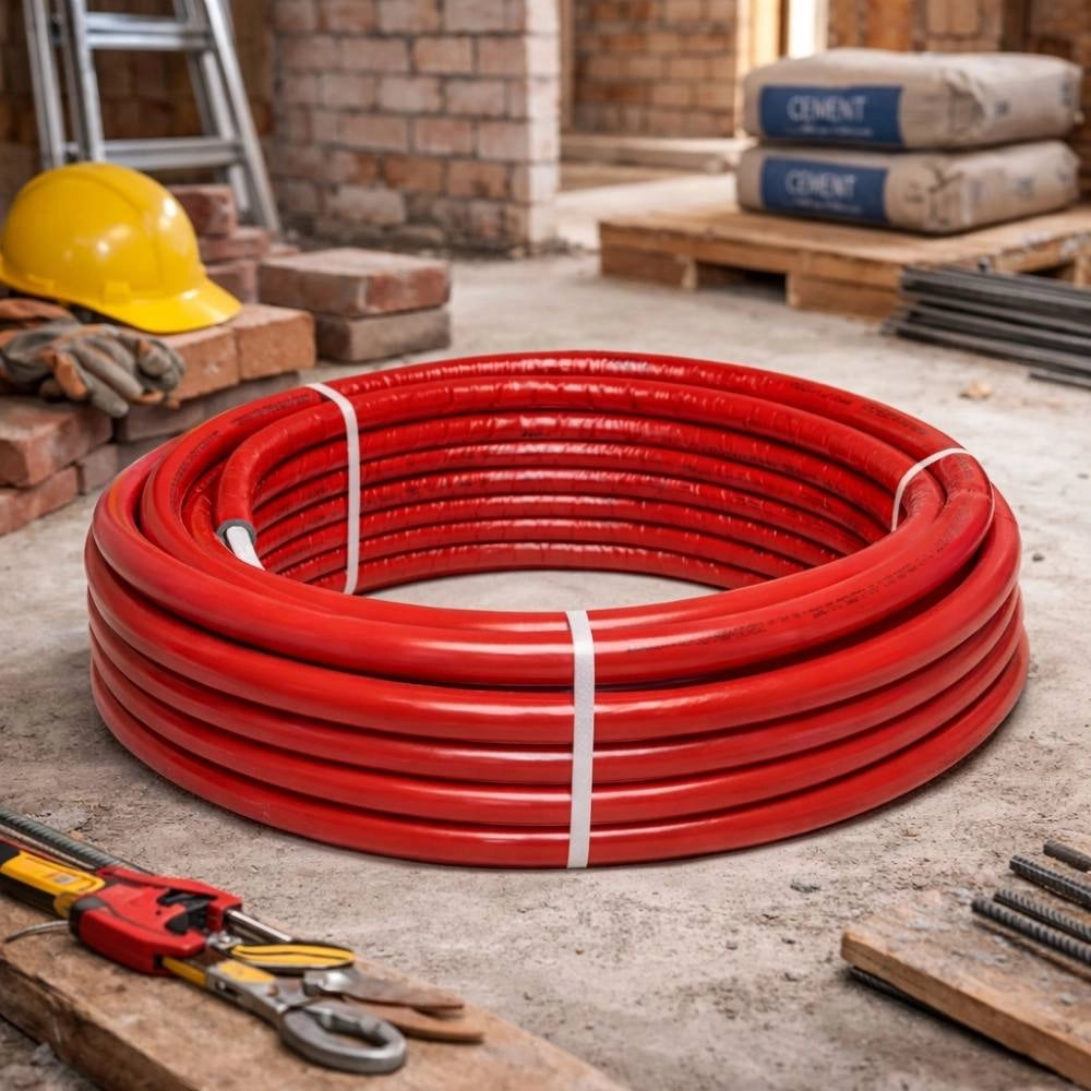 Tubo multistrato ape multylayer rosso per impianti idrosanitari e riscaldamento *** diametro 16 millimetri, lunghezza...