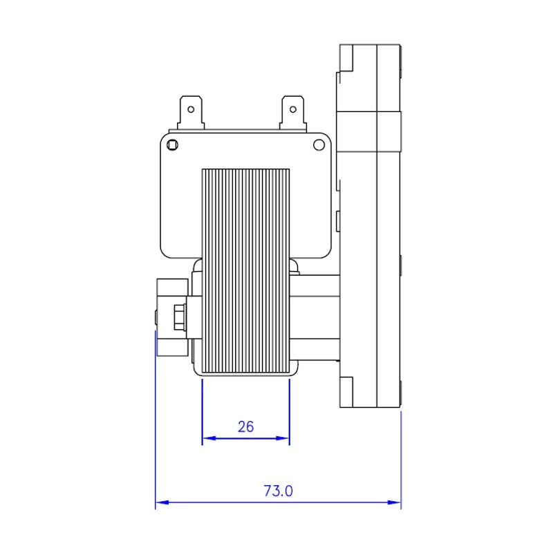 Ricambistufeapellet Motoriduttore per Stufa a Pellet Mellor KB1014 T14-3 RPM Albero da 8,5mm - Motore per carico Pellet