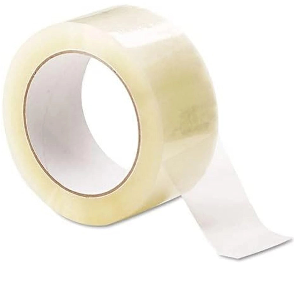 Trade Shop - 6 Pezzi Nastro Adesivo Trasparente Rotolo 4.5cm X 30 M Da Imballaggio Scatole -