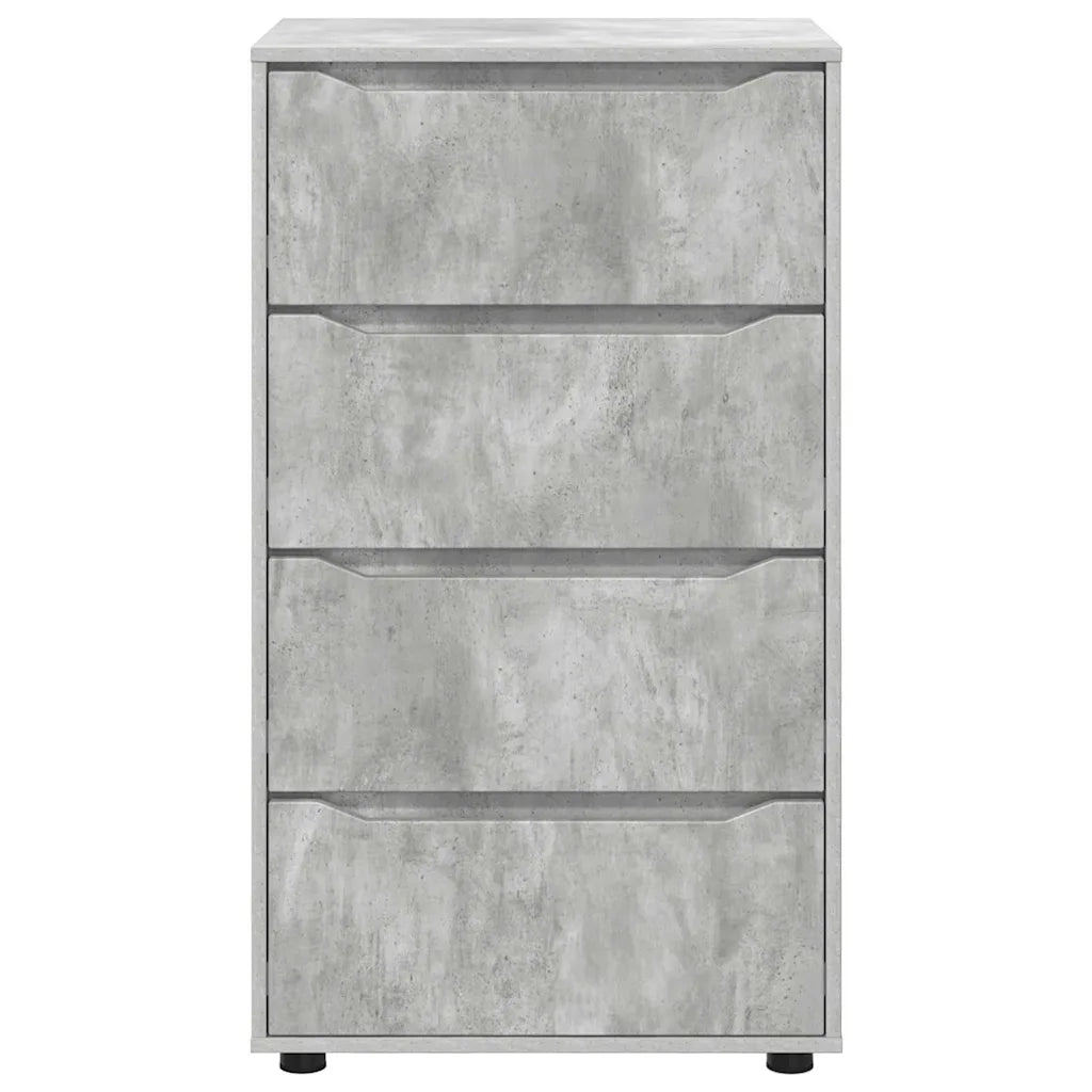 Armadi di Stoccaggio Grigio cemento 60 x 48 x 105 cm