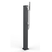 Doccia Solare In Alluminio Jolly Go 17,5Lt Con Doccetta Mobile E Lavapiedi Colore Antracite Cv-Jg180/7016