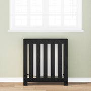 Copertura per Termosifoni Rovere Nero 78x20x82 cm Legno ingegnerizzato