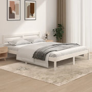 Giroletto-Struttura Letto Bianco Massello Pino 150x200cm King Size 116746