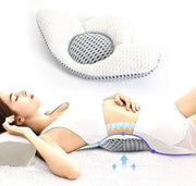 Cuscino lombare premium - Sostegno dorsale per letto - Cuscino per schiena - Cuscino lombare a tre lati per schiena - Allevia dolori alla schiena e alla zona lombare - Sostegno aggiuntivo - Sonno confortevole